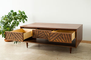 SLW Coffee Table - modern walnut coffee table