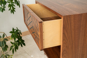 SLW Side Table - modern walnut side table & nightstand