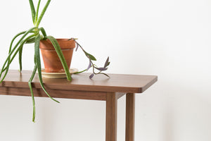 Minimalist Sofa Table | solid wood entry hallway table