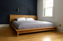 Load image into Gallery viewer, Josef Bed | solid wood platform bed