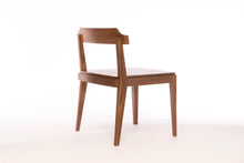 Load image into Gallery viewer, Low-Back Dining Chair | walnut accent chair