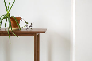 Minimalist Sofa Table | solid wood entry hallway table