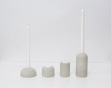 Load image into Gallery viewer, Cast Concrete Candle Holders