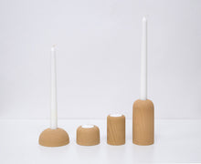 Load image into Gallery viewer, Cast Concrete Candle Holders